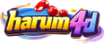 Logo harum4d neon ungu